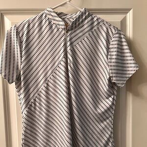 Sport Haley Monochrome Patterned Golf Top
